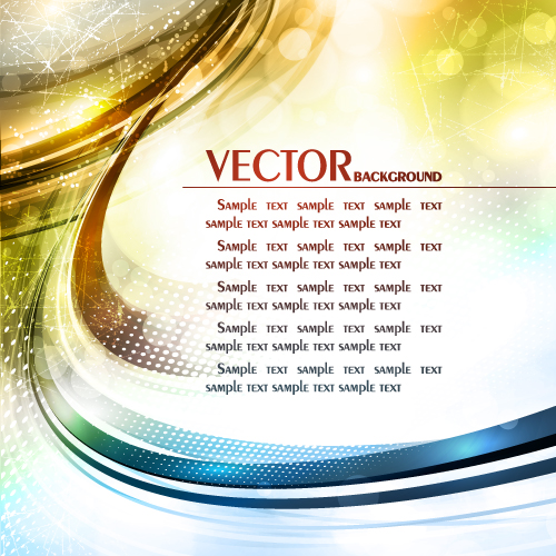 free vector Dazzling fantasy background vector